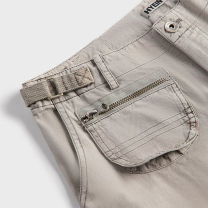 Convertible Pocket Pants (Light Gray)