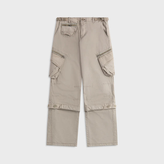 Convertible Pocket Pants (Light Gray)