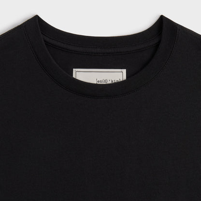 Jersey Short Sleeve Heathrow Tee (Black)